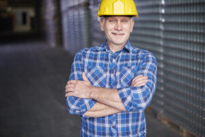 Portrait of manual worker at the warehouse